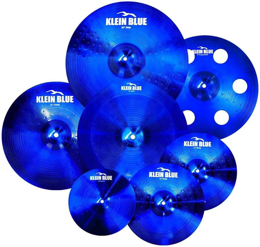 KLEIN BLUE CYMBALS